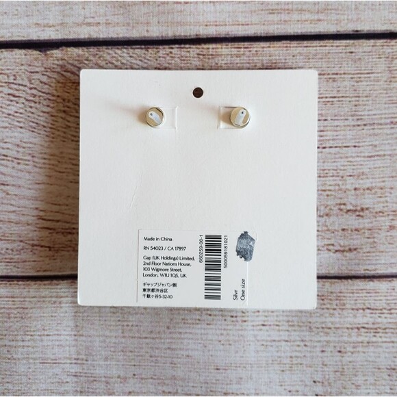 NWT Banana Republic Crystal/Pearl Drop Earrings - Picture 2 of 8